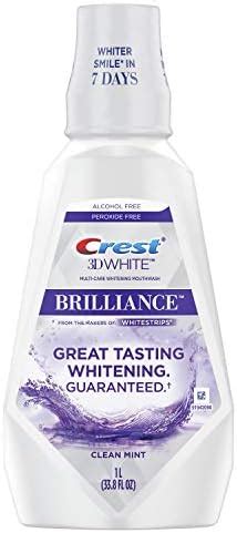 Amazon Crest D White Brilliance Alcohol Free Whitening Mouthwash