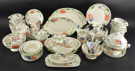 Sold Price Villeroy Boch Amapola Piece Dinnerware China Set