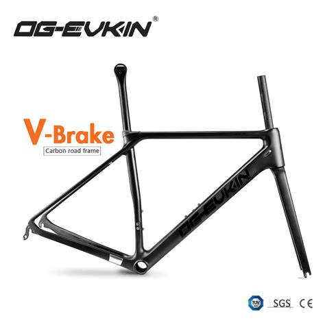 Og Evkin Cf Carbon Road Frame V Brake Bicycle Frame Super Light