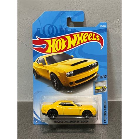 初版 Hot Wheels 風火輪 Dodge Challenger SRT Demon 道奇 挑戰者 蝦皮購物