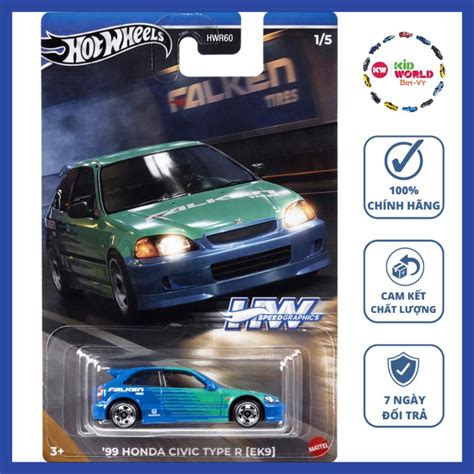 Xe mô hình Hot Wheels HW Speed Graphics Series Honda Civic Type R