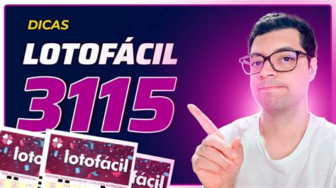 LOTOFACIL 3115 DICAS E ANÁLISES FECHAMENTO LOTOSPORT YouTube