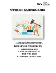 A Dcm Pdf Proyecto Integrador Etapa Teoria General Del Proceso