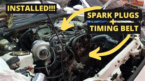 Jz Ge Timing Belt And Spark Plugs Installed Na T Supra Build Series