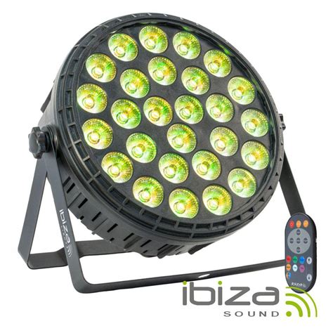 Bigpar Rgbw Projetor Par W C Leds W Rgbw Dmx Mic Ibiza