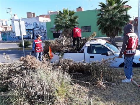 Seduvop Realiza Mantenimiento En Importantes Vialidades El Portal Slp