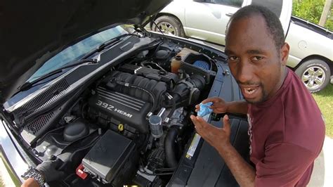 K Changing The Thermostat On A Dodge Challenger Srt Youtube