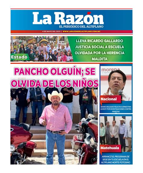 4 de mayo del 2023 by La Razón del Altiplano Issuu