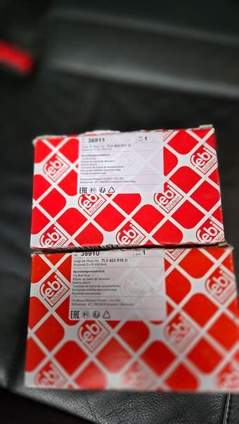 Наконечники рулевой тяги FEBI 2 шт 4000₽ доставка 2 дня | Автозапчасти ...