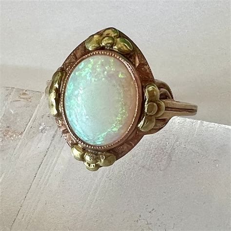 Antique Opal Ring - Etsy