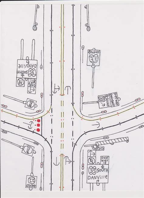 Freeway Ramp Intersection Map