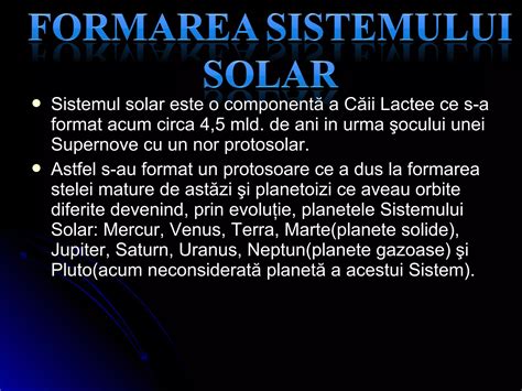 Universul Si Sistemul Solar Ppt