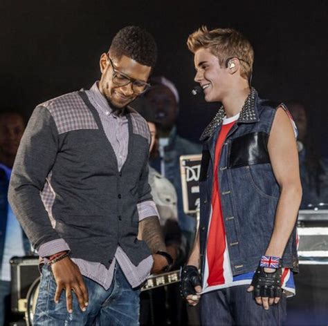 Usher and Justin Bieber | Vest dress, Fashion, Justin bieber