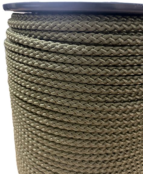 Timko Ltd Mm Olive Green Braided Polypropylene Multicord Braided