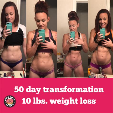 How To Lose 10 Lbs Body Fat Staci M S Transformation Own Your Eating With Jason And Roz