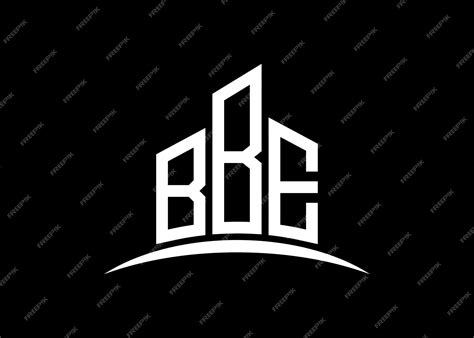 premium vector letter bbe building vector monogram logo design