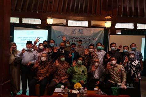 Dewan Profesor Adakan Fgd Peran Uns Sebagai Pelopor Dan Benteng