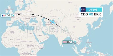 Af Flight Status Air France Paris To Bangkok Afr