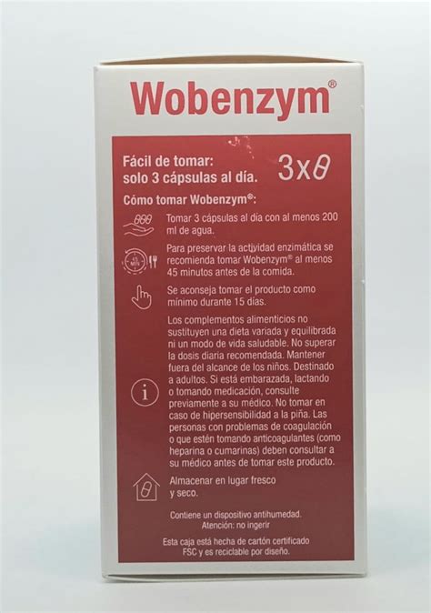 Comprar Wobenzym Forte Enzyme Shield 45 CÁpsulas A Precio De Oferta