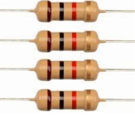 1 Mega ohm Resistor - 1/4 Watt Fixed Resistor at ₹ 0.35/piece | Fixed ...