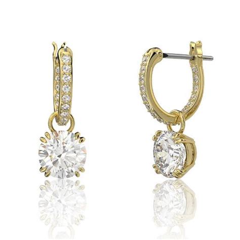 Boucles D Oreilles Constella Dor Es Swarovski Ocarat