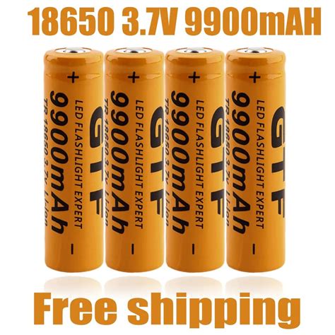 18650 Bateria Alta Qualidade 9900mAh 3 7V 18650 Baterias Li Ion Bateria