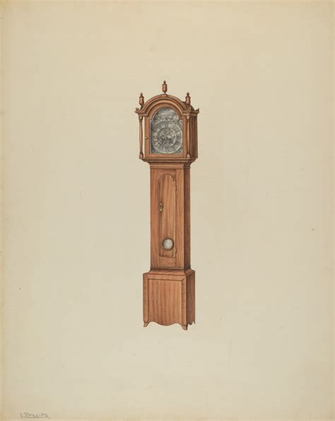 Tall Clock By Lawrence Phillips Artvee