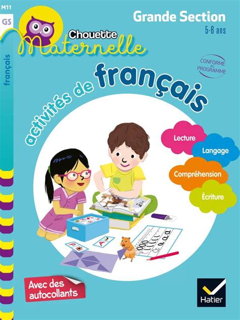 Chouette Maternelle Activités De Français Gs Distribution Hmh