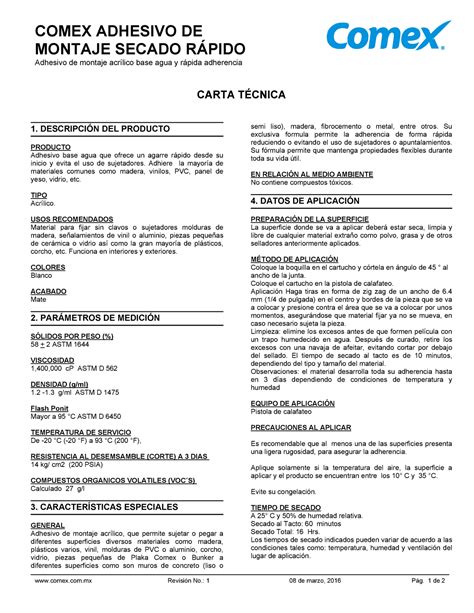 Introducir Imagen Efm Comex Carta Tecnica Abzlocal Mx