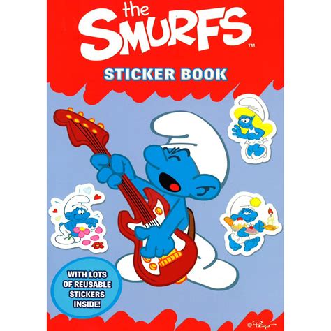 Bbw Smurfs Sticker Book Isbn Shopee Malaysia