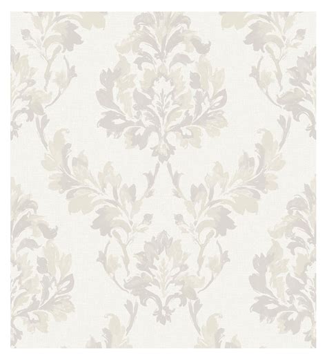 Papel Pintado Damasco Floral Beige Clarion Garden 127410