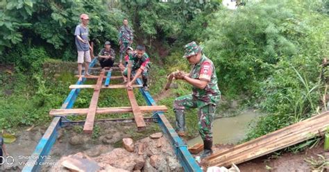 Akhirnya Jembatan Penghubung Antar Desa Di Kecamatan Margoyoso Mulai