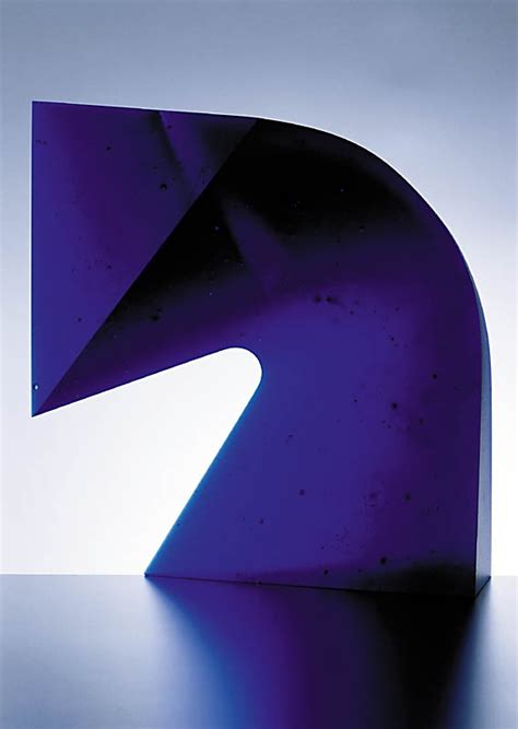 Jan Exnar Glaskunst Sculpturen Blauw