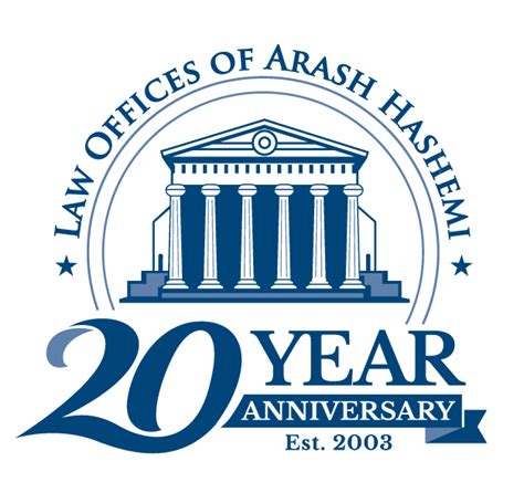 Law Offices Of Arash Hashemi Unveils Special Edition Logo For 20th