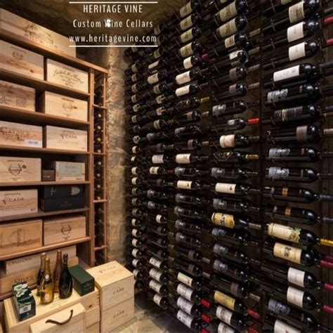 Custom Wine Room Designed And Installed By Heritage Vine Custom Wine