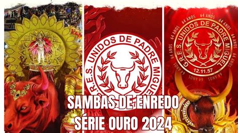 CD SAMBAS DE ENREDO 2024 SÉRIE OURO CARNAVAL DO RIO DE JANEIRO