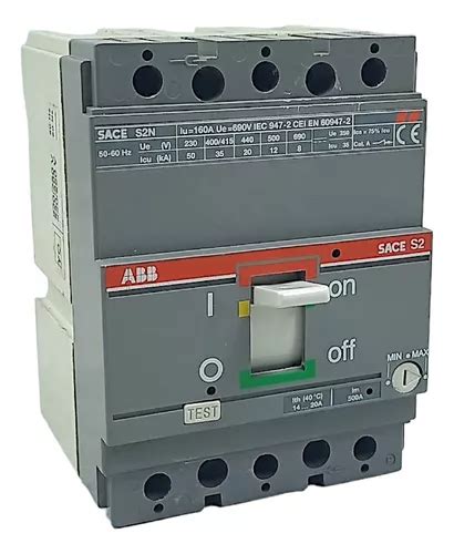 Disjuntor Caixa Moldada Abb Sace Tmax S2n 160a 690v 3p Parcelamento