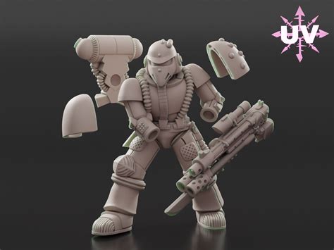 Free Stl File Imperial Space Marine 🛰・3d Printable Design To Download・cults