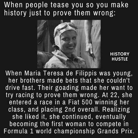 Maria Teresa de Filippis, the First Woman to Compete in Formula 1 Grand ...