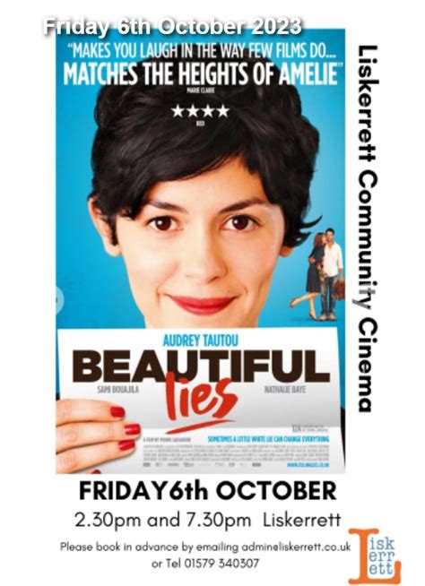 Visit Liskeard Events Liskerrett Community Cinema Beautiful Lies