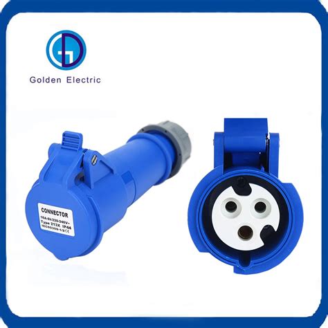 Waterproof Coupler P E Pins Ip A A Industrial Plug And Socket