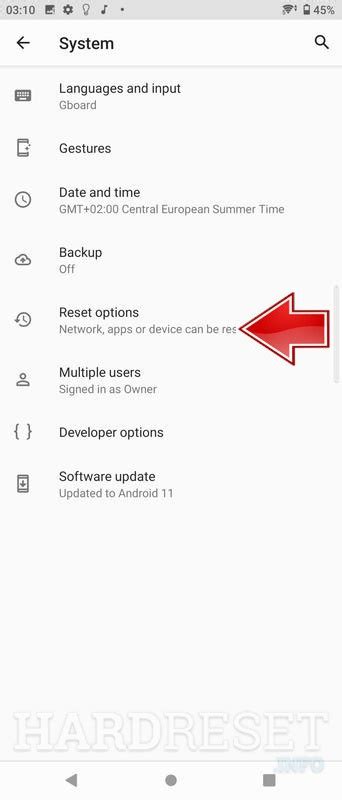 Reset Network Settings Sony Xperia Iv How To Hardreset Info