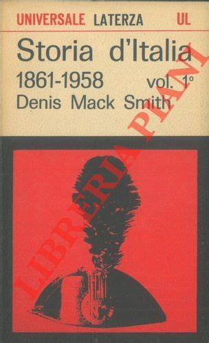 Storia D Italia Dal 1861 Al 1958 Von MACK SMITH Denis 1964