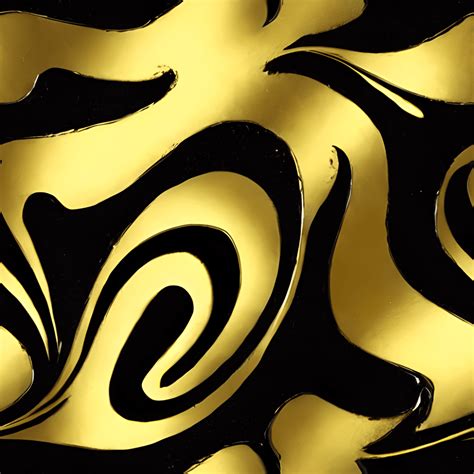 Black and Gold Pattern · Creative Fabrica