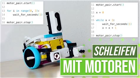 Programmieren Lernen Mit Lego SPIKE Motoren Und Schleifen WHILE