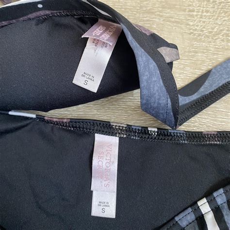 Vintage Victorias Secret Bikini Set Stretchy Depop
