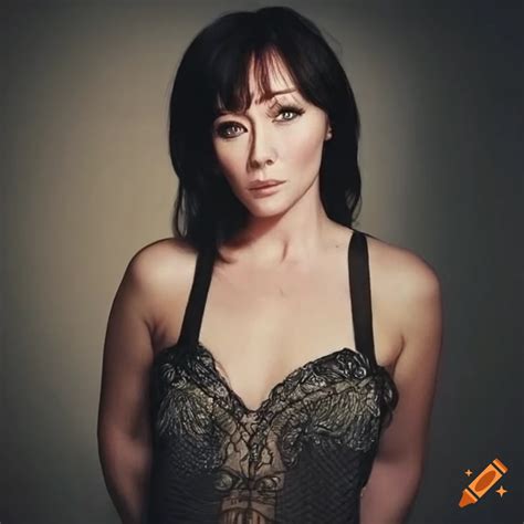 Portrait Of Actress Shannen Doherty As Prue Halliwell From Charmed On Craiyon