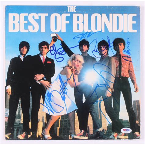 Blondie "The Best of Blondie" Vinyl Record Album Cover Signed by (6 ...