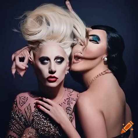 Lady Gaga And Katy Perry On Craiyon