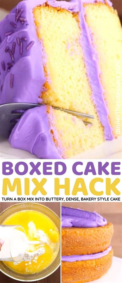 Easy Boxed Cake Mix Recipe Hack Video Dinner Then Dessert